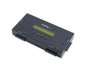 StarTech Borrador SATA Disco Duro 2,5/3,5in 4 Bahias, 5Gbps (SATERASER4) | Desinfectador de discos, Borrado seguro, 9 modos, Puerto RS232