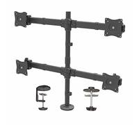 StarTech Brazo 4 Monitores 2x2 hasta 27in, VESA, 8kg (ARMQUAD)