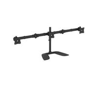 StarTech Brazo de Soporte VESA Articulado de 3 Monitores hasta 27" - Base Abrazadera, Compatible con 100x100 y 75x75 mm, Ajustable, Giro 360°, Negro
