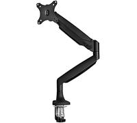 StarTech Brazo para Monitor de Escritorio 32in, 9kg, Negro (ARMPIVOTHDB) | Abrazadera en C u ojal, Articulación de movimiento completo, Muelle a gas de un solo toque