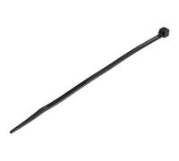 StarTech Bridas de 15cm, 18kg, 94V-2/UL, Pack 1000, Negras (CBMZT6BK) | Diámetro de haz de 39mm, Punta curva, Instalación sin herramientas, Autobloqueantes