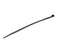StarTech Bridas de 20cm, 22kg, 94V-2/UL, Pack 100, Negras (CBMZT8B) | Diámetro de haz de 55mm, Punta curva, Instalación sin herramientas, Autobloqueantes