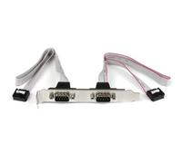 Extensor - StarTech.com PLATE9M2P16 Placa Serie de Dos Puertos