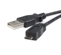 StarTech Cable 3m Micro USB B a USB A Cargador para Teléfono Móvil Datos Cables USB 2.0 - Macho a Macho - Negro Cargue o sincronice dispositivos móviles micro