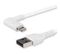 StarTech Cable RUSBLTMM1MWR USB-A a Lightning 1 m Acodado derecho Aramida MFi Blanco