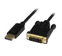 StarTech Cable Activo DisplayPort a DVI-D 1,8m Negro (DP2DVIMM6BS)