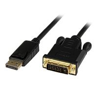 StarTech Cable adaptador conversor DisplayPort a DVI-D 91 cm activo 2560x1600 Negro