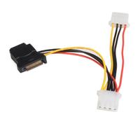 StarTech.com Adaptador Conversor de Cable de Alimentación SATA a 3x LP4