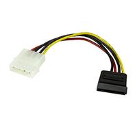 StarTech Cable adaptador de alimentación LP4 a SATA 15 cm – 1x LP4 macho a 1x SATA 15 pines