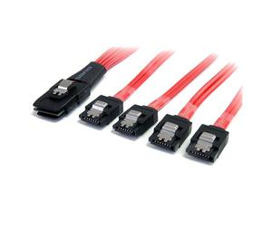 Startech Cable Adaptador De 50cm Mini Sas Serial Attached Scsi Sff 8087 Msas Isas
