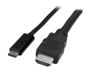 StarTech Cable Adaptador USB-C a HDMI - 1m - 4K a 30Hz Elimine el desorden al conectar su ordenador con puerto USB Type-C™ directamente a una pantalla HDMI,
