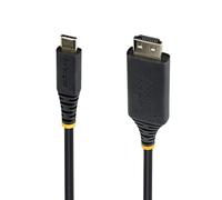 StarTech - Cable adaptador USB C a HDMI de 15 pies, conector HDMI de agarre, 4K 60Hz, compatible con Thunderbolt 4/5, HDR, cable unidireccional para MacBook, Dell, HP, Lenovo