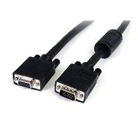StarTech Cable Alargador VGA 4,6m Coaxial HD15 M/M (MXT105HQ) | Extension para monitor VGA de alta resolucion, Conectores HD15 duraderos