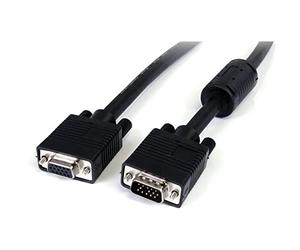StarTech Cable Alargador VGA 4,6m Coaxial HD15 M/M (MXT105HQ) | Extension para monitor VGA de alta resolucion, Conectores HD15 duraderos
