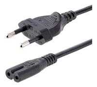 StarTech Cable Alimentacion Portatil 1m, UE a C7, 18AWG (PXTNB2SEU1M) | Cable para Europa, Cargador de portatil e impresora, Bloque de alimentacion, Certificado UL