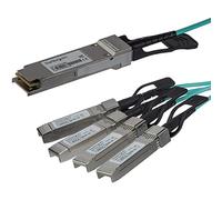 StarTech Cable AOC 7m QSFP+ a 4x SFP+ QSFP-4X10G-AOC7M (QSFP4X10GAO7) | Compatible con Cisco QSFP-4X10G-AOC7M, Fibra óptica activa 40GbE