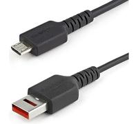StarTech Cable adaptador USB-A a Micro-USB USBSCHAU1M – Bloqueador de datos, carga segura 1 m