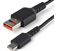 StarTech Cable USB 2.0 USBSCHAC1M – USB-A a USB-C 1 m – Carga segura (Bloqueador de datos)