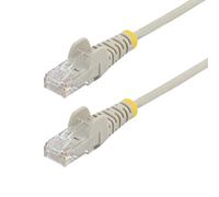 StarTech.com Cable Ethernet CAT6 Delgado de 15m Gris - UTP - Cobre Puro - 28AWG - RJ45 - Snagless - LSZH - Probado con Fluke