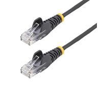 StarTech Cable Ethernet Cat6 Slim 15m Negro 28AWG UTP LSZH PoE++ 100W