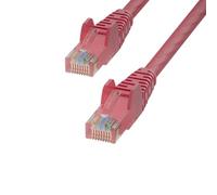 StarTech Cable Cat6 Rojo de 10m Antienganches 24AWG (CAT6UTP10MRD) | Conectores RJ45 UTP, Cobre Puro 24AWG, Contactos Chapados en Oro, Alivio de Tensión, 10 Gbps, 250MHz