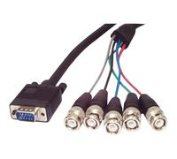StarTech - Cable coaxial de Monitor (HD15 VGA a 5 Salidas BNC, 183 cm)
