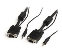 Startech Cable Coaxial VGA de Alta Resolución para Monitor de Vídeo HD15 Macho a Macho con Audio 5m