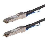 StarTech Cable DAC QSFP+ 1m 40G Juniper QFX-QSFP-DAC-1M (QFXQSFPDAC1M) | Alternativa económica a la fibra óptica, Conforme a las normas MSA, Bajo consumo inferior a 0, 1W