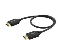 StarTech Cable de 0,5m HDMI de alta velocidad premium con Ethernet - 4K 60Hz - Cable para Blu-Ray UltraHD 4K 2.0 Cree conexiones HDMI muy funcionales,