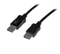 StarTech Cable de 10m DisplayPort Activo para Monitor de Computadora - 2x Macho DP - Extensor - Negro Conexión de dispositivos con DisplayPort® disponible,