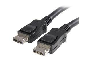 StarTech Cable de 1m DisplayPort 1.2 4k con Cierre de Seguridad - 2x Macho DP Alto rendimiento de audio y video digital de alta resolución para sus