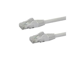StarTech Cable de 2m Blanco de Red Gigabit Cat6 Ethernet RJ45 sin Enganche - Snagless Realice conexiones Gigabit con capacidad de Alimentación a través de