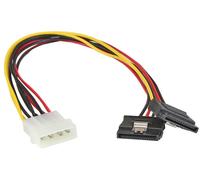 STARTECH Cable de alimentación LP4 Molex a 2 SATA hembra, 305mm