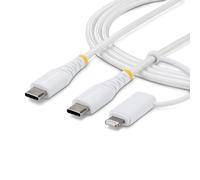 StarTech Cable de Carga USB-C de 1m con Adaptador Lightning - Cable Cargador USB