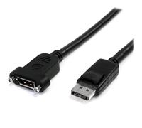 StarTech Cable de Extensión DisplayPort 91cm para Montaje en Panel - Alargador - Garantía Lifetime