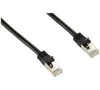StarTech Cable de Red 50cm Cat6 Ethernet Blindado SFTP PoE Snagless, Negro | Cobre trenzado 26AWG con PoE hasta 100W, Contactos chapados en oro, Conexión 10 Gbps