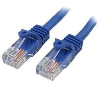 StarTech Cable de Red Cat5e Ethernet RJ45 PoE, 0,5m, Azul (45PAT50CMBL)