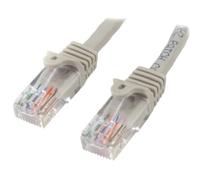 StarTech Cable de red 45PAT50CMGR Cat5e Ethernet RJ45 sin enganches 0.5 m Gris