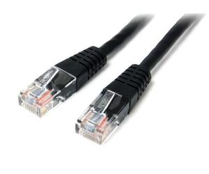 StarTech Cable de Red Ethernet 15m UTP Patch Cat5e Cat 5e RJ45 Moldeado - Negro Realice conexiones Fast Ethernet utilizando este cable Cat5e de alta calidad
