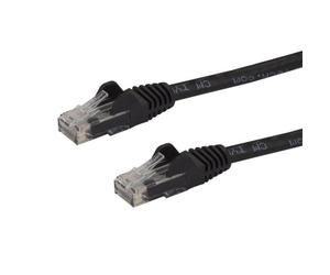 StarTech Cable de Red Ethernet Snagless Sin Enganches Cat 6 Cat6 Gigabit 2m - Negro Realice conexiones Gigabit con capacidad de Alimentación a través de