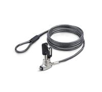 StarTech Cable de seguridad SNBLK-LAPTOP-LOCK Delgado compatible con Noble Wedge con llave Negro 2 m