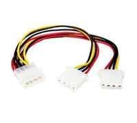 StarTech Adaptador cable en Y PYO2L - Divisor Molex 4 pines LP4 1x macho a 2x hembra