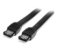 StarTech Cable eSATA Externo Blindado 91cm Macho a Macho Negro (ESATA3) | Serial ATA 150, eSATA M a eSATA M, Hasta 6 Gbps