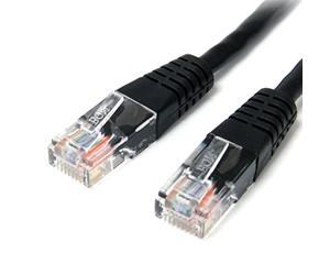 Startech Cable Ethernet Cat5e 3m sin Enganches, PoE, Negro (M45PATCH10BK)