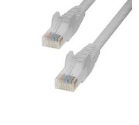 StarTech Cable Ethernet Cat6 blanco de 7 m, sin enganches, 24 AWG | Entrega PoE de 100 W, cobre de 24 AWG, RJ45 chapado en oro, cable de conexión, cable Ethernet, Pure Bare, red, UTP, 250 MHz