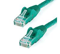 StarTech Cable Ethernet Cat6 RJ45 2m sin Enganches, Verde (N6PATC2MGN) | Latiguillo Snagless Macho a Macho, Red Gigabit hasta 10 Gbps, Soporta 100W, Conductores de cobre 24 AWG