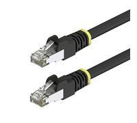 StarTech Cable Ethernet Cat6A S/FTP RJ45 Para Exteriores Snagless de 3m - Latiguillo de Red Sin Enganches - 23AWG Cobre Puro - 500MHz - Resistente a UV - Negro