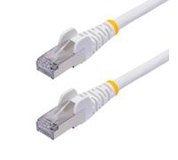StarTech.com Cable de Red Ethernet CAT8 Blanco de 1m - Snagless - 25G/40G - 2000MHz - PoE++ 100W - 26AWG - Cobre Puro - LSZH