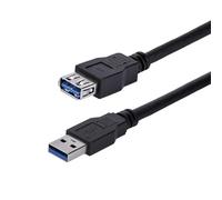 StarTech Cable de extensión USB 3.0 de 1 m Macho a Hembra SuperSpeed 5 Gbps Negro