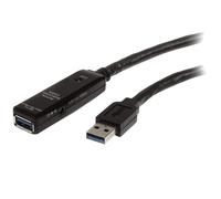 Startech Cable Extensor Activo USB 3.0 Macho/Hembra 10m Negro